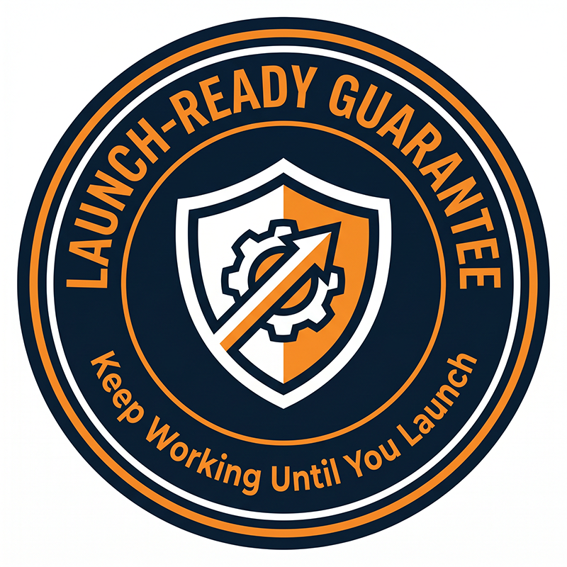 Launch-Ready Guarantee Badge
